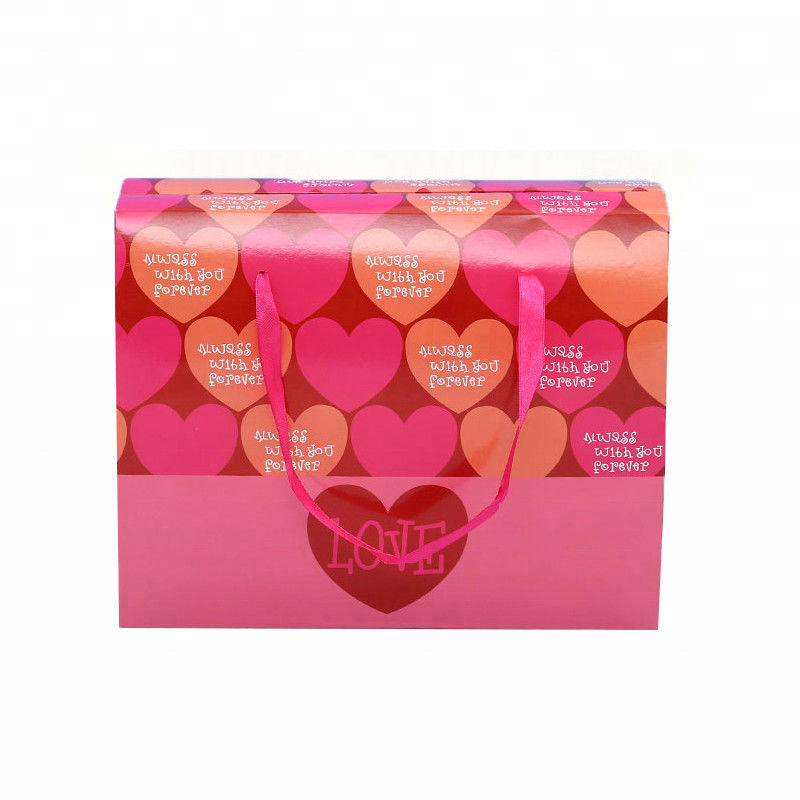 Corrugated Board Paper Food Packaging Recyclable ECO Material With Heart Pattern