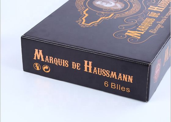 صندوق مموج مطبوع 380gsm منقوش بالورنيش